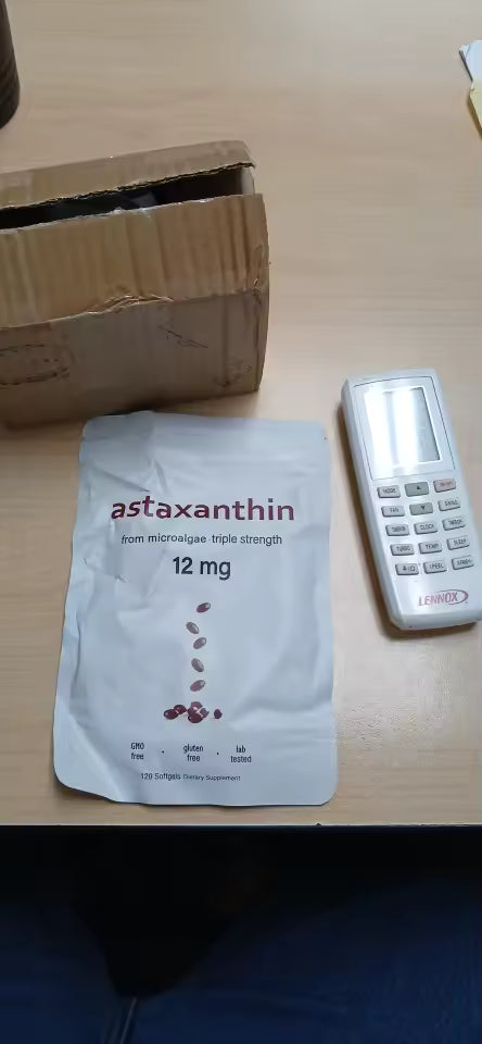Foto del producto recibido