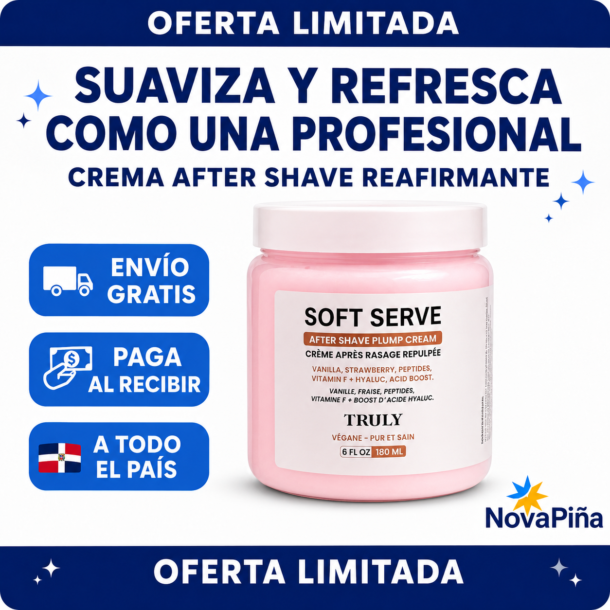 Crema Truly Después de Afeitar