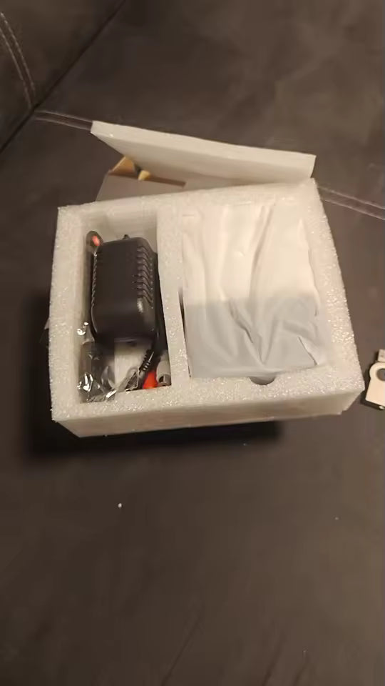 Foto del producto recibido