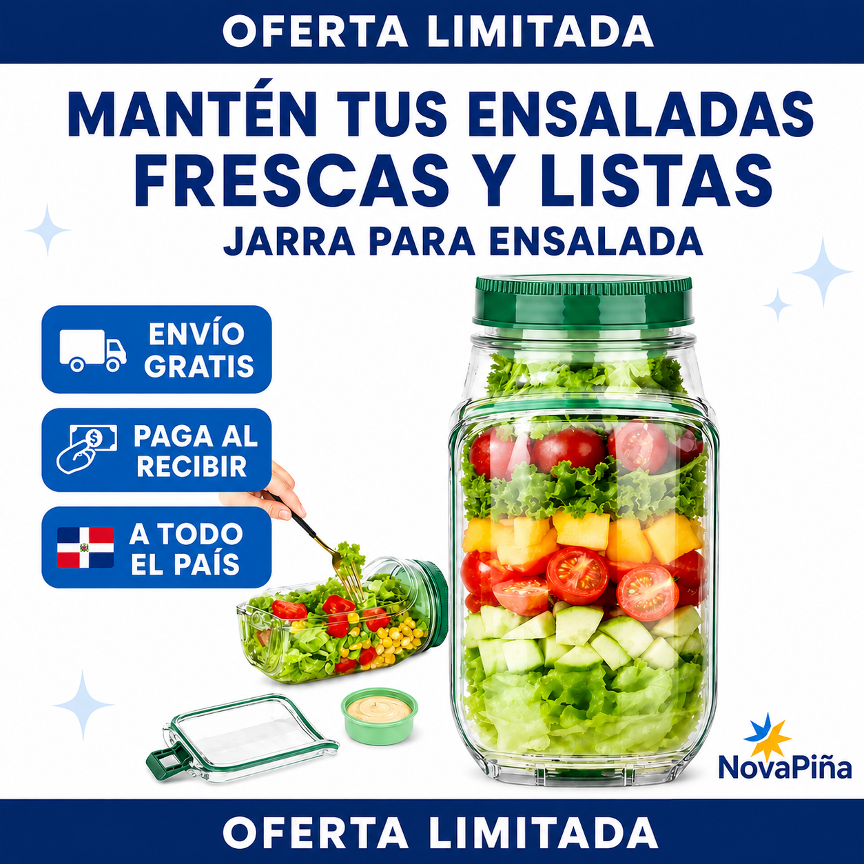 Jarra Para  Ensaladas